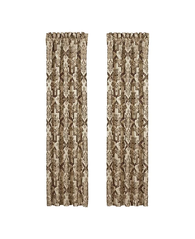 J Queen New York Gold Coast Window Panel Pair