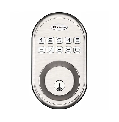 Zachvo Keyless Entry Deadbolt Lock, Electric Door Locks with Keypads, Satin Nickel