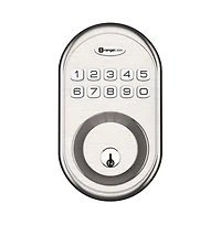 Zachvo Keyless Entry Deadbolt Lock, Electric Door Locks with Keypads, Satin Nickel