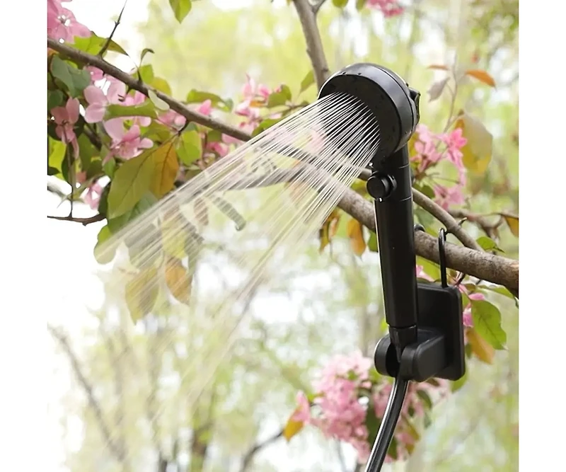 Ayamaya Portable Camping Shower with Rechargeable Battery, Filtered Shower Head, 4 Spray Modes & Led Display – Outdoor Shower for Camping, Hiki