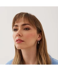 Spero London Long Pave Dagger Stud Earrings