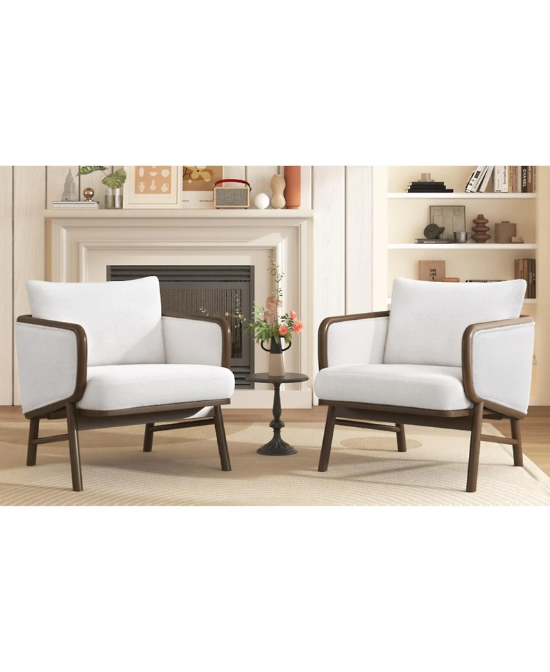 Streamdale Sherpa Accent Chairs (Set of 2)