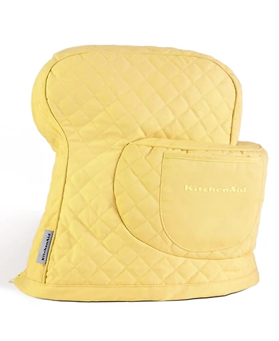 KitchenAid Fitted Tilt-Head Solid Stand Mixer Cover with Storage Pocket, Quilted, 14.37" x 18" 10"