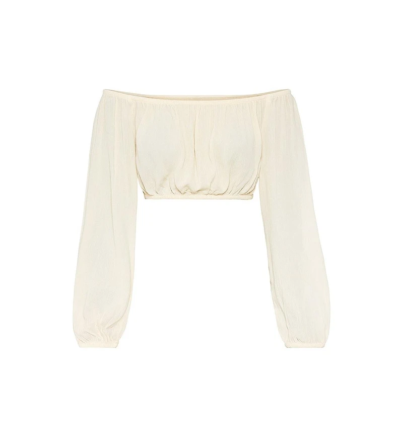 Lscn by Lascana Women's Cropped Off The Shoulder Top