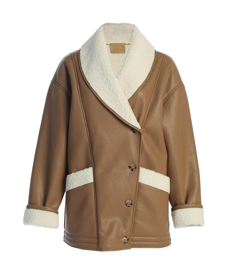 Jluxlabel Women's Presley Faux Leather Coat
