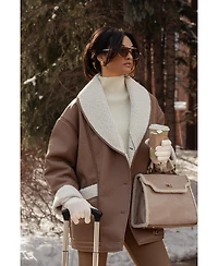 Jluxlabel Women's Presley Faux Leather Coat