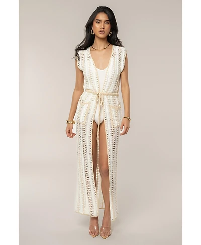 Jluxlabel Women's Marcelle Crochet Maxi Dress