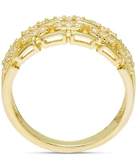Diamond Link Ring (1/4 ct. t.w) in 10k Yellow Gold