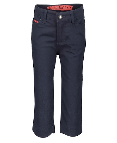 Elie Balleh Big Boys Navy Slim Fit 5 Pocket Twill Pants