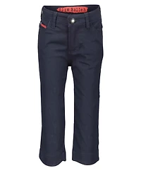 Elie Balleh Big Boys Navy Slim Fit 5 Pocket Twill Pants