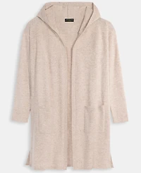 Charter Club Women's 100% Cashmere Open-Front Hoodie, Macy's Exclusive