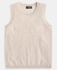 Charter Club Women's 100% Cashmere Sleeveless Crewneck Sweater, Macy's Exclusive