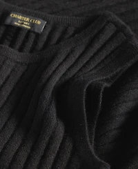 Charter Club Women's 100% Cashmere Ribbed Sleeveless Sweater, Macy's Exclusive