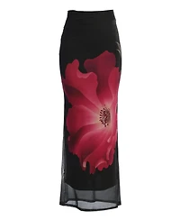 Jluxlabel Women's Floral Blooming Dawn Maxi Skirt