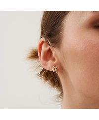 Spero London Sterling Silver Dorissa Beaded Stud Earring