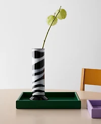Kosta Boda Crystal 11.8" Lab Cylinder Vase