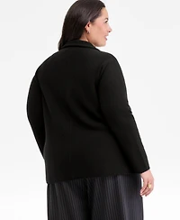 Charter Club Plus 100% Cashmere Blazer, Macy's Exclusive