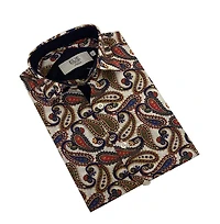 Elie Balleh Little Boys Royal Paisley Button-Down Slim Fit Shirt