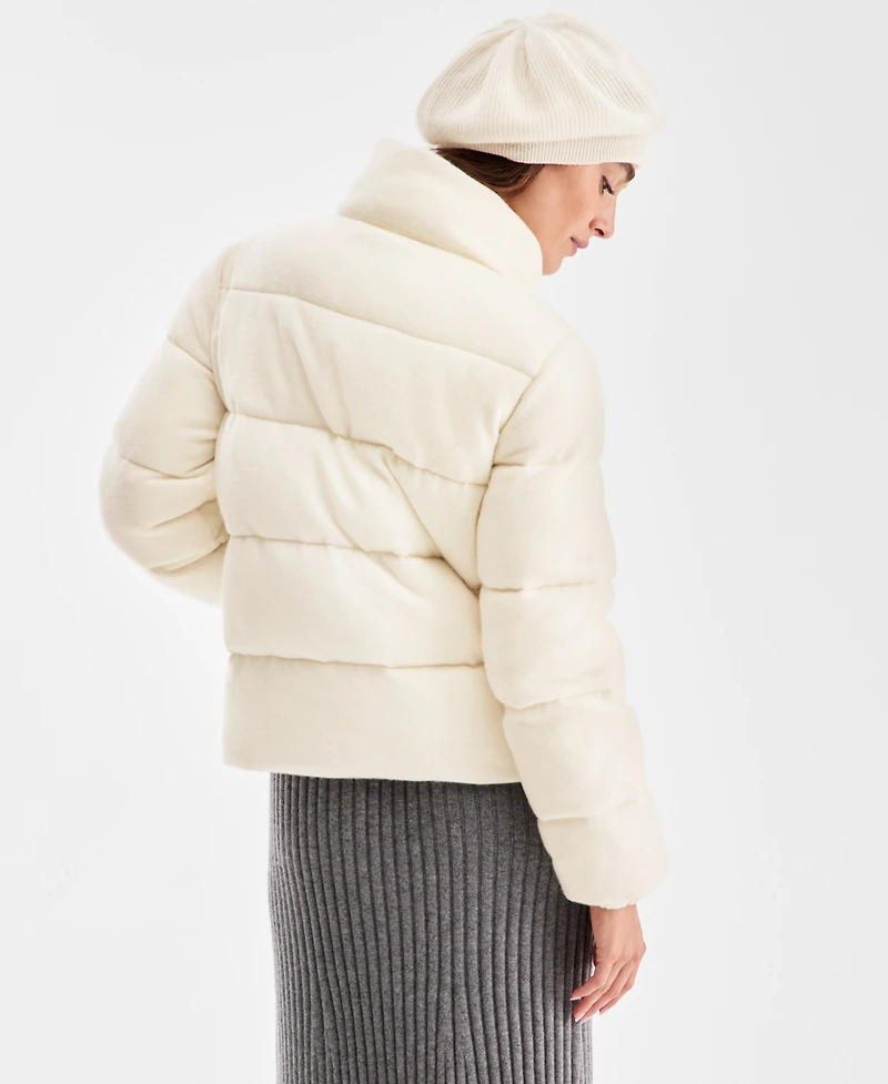 Charter Club Women's Cashmere Puffer Jacket, Macy's Exclusive