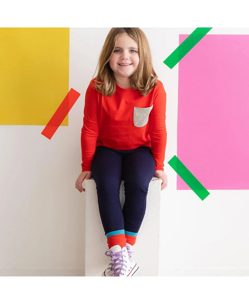 Mightly Toddler Fair Trade Organic Cotton Long Sleeve T-Shirts, 2-pack