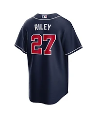Nike Men's Austin Riley Navy Atlanta Braves Alternate Replica Jersey