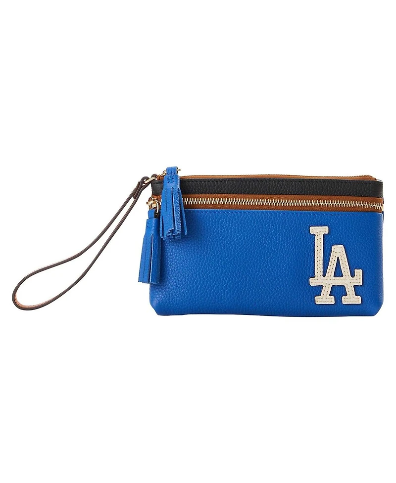 Dooney & Bourke Los Angeles Dodgers Infield Double-Zip Wristlet