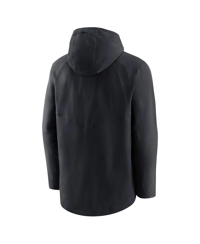 Nike Men's Black Minnesota Twins Authentic Collection Player Therma Full-Zip Hoodie