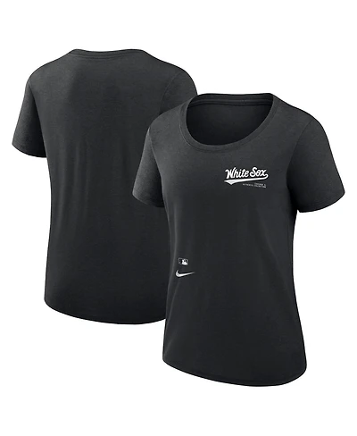 Nike Women's Black Chicago White Sox Authentic Collection Performance Scoop Neck T-Shirt