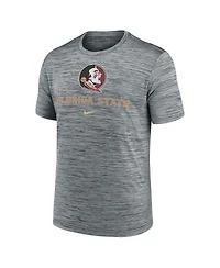 Nike Men's Heather Gray Florida State Seminoles Primetime Velocity T-Shirt