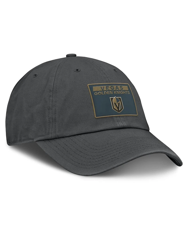 Fanatics Women's Gray Vegas Golden Knights Authentic Pro Rink Adjustable Hat