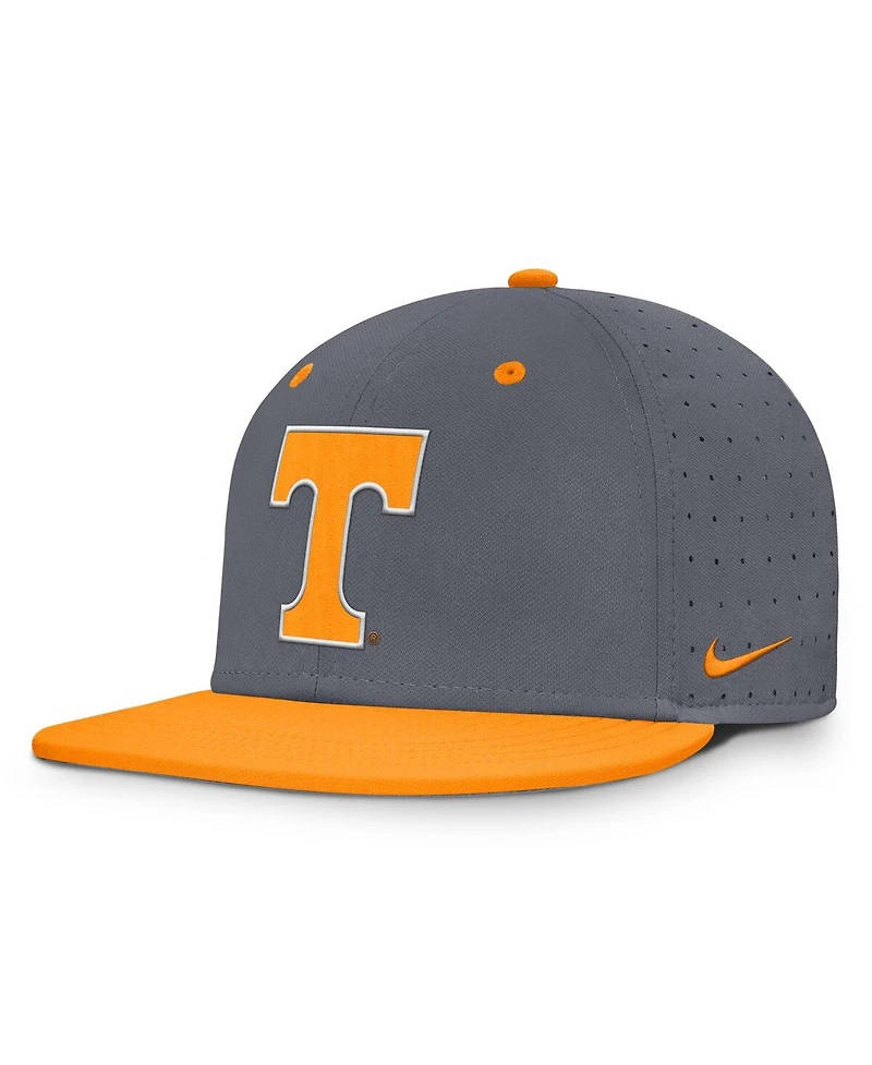 Nike Men's Gray Tennessee Volunteers On-Field Dugout True Performance Fitted Hat