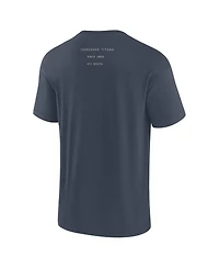 Fanatics Men's Navy Tennessee Titans Elements Weathered Tonal Future Ground T-Shirt