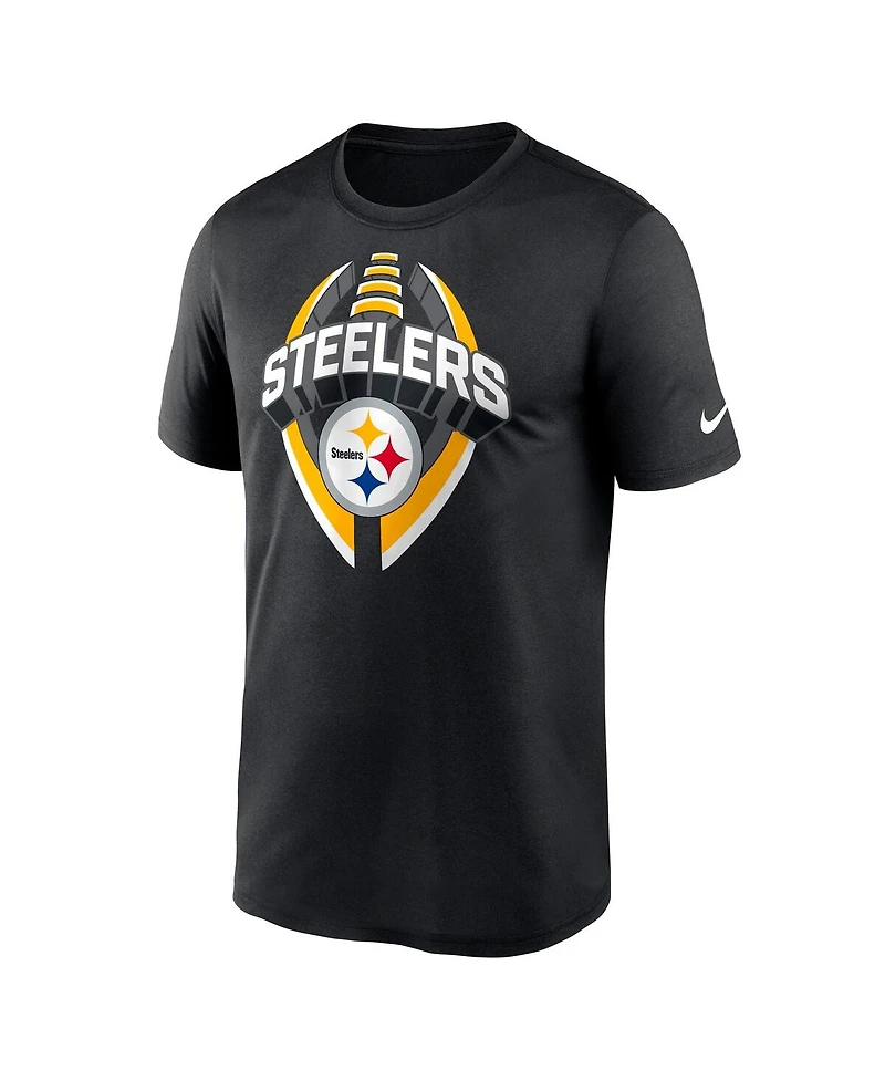 Nike Men's Black Pittsburgh Steelers Legend Icon Performance T-Shirt