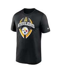 Nike Men's Black Pittsburgh Steelers Legend Icon Performance T-Shirt