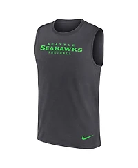 Nike Men's Charcoal Seattle Seahawks Primetime Legend Performance Muscle Tank Top