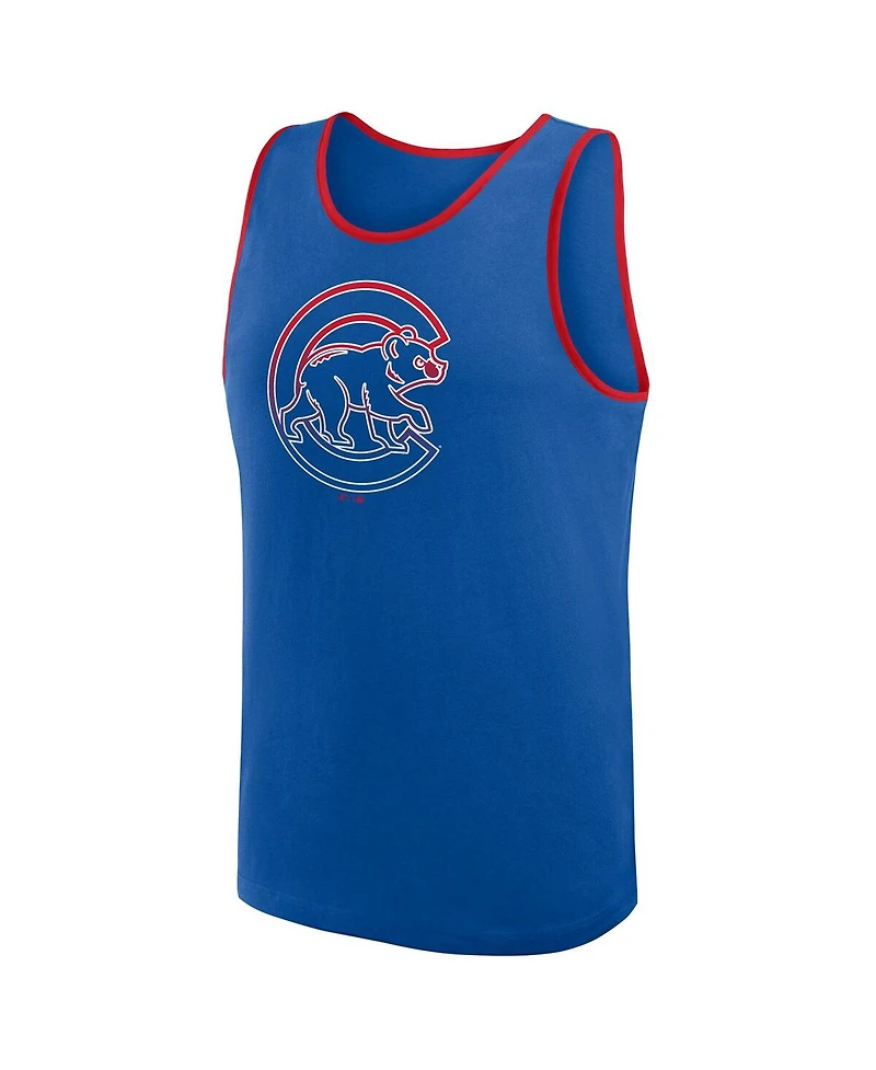 Logo Athletic Men's Royal Chicago Cubs Unmatched Success Tank Top