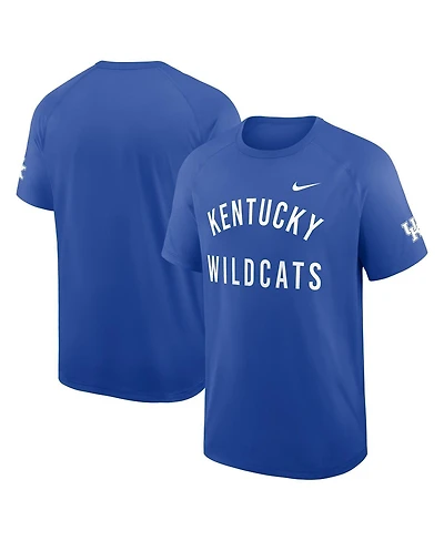 Nike Men's Royal Kentucky Wildcats Ready Raglan Premium Performance T-Shirt