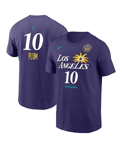 Nike Men's Kelsey Plum Purple Los Angeles Sparks Explorer Edition Name Number T-Shirt