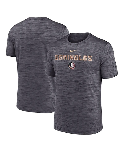 Nike Men's Black Florida State Seminoles 2025 Sideline Velocity Performance T-Shirt