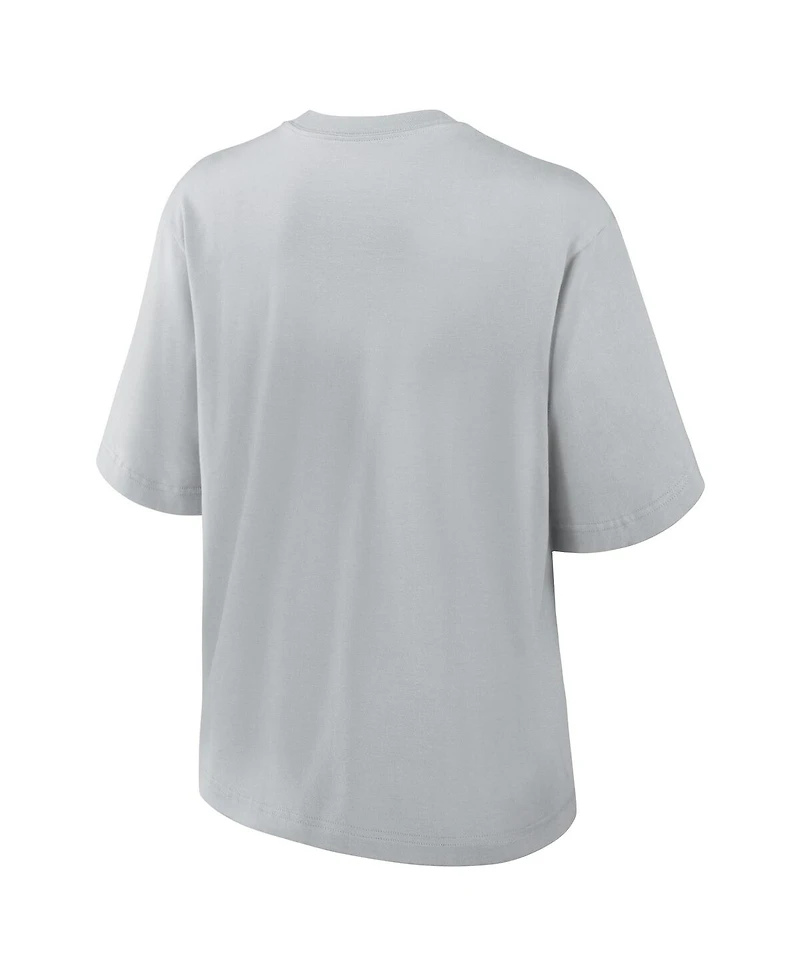 Nike Women's Gray Detroit Lions Glory Arch Boxy T-Shirt