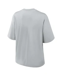 Nike Women's Gray Detroit Lions Glory Arch Boxy T-Shirt