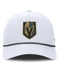 Fanatics Men's White Vegas Golden Knights Rope A-Frame Adjustable Hat