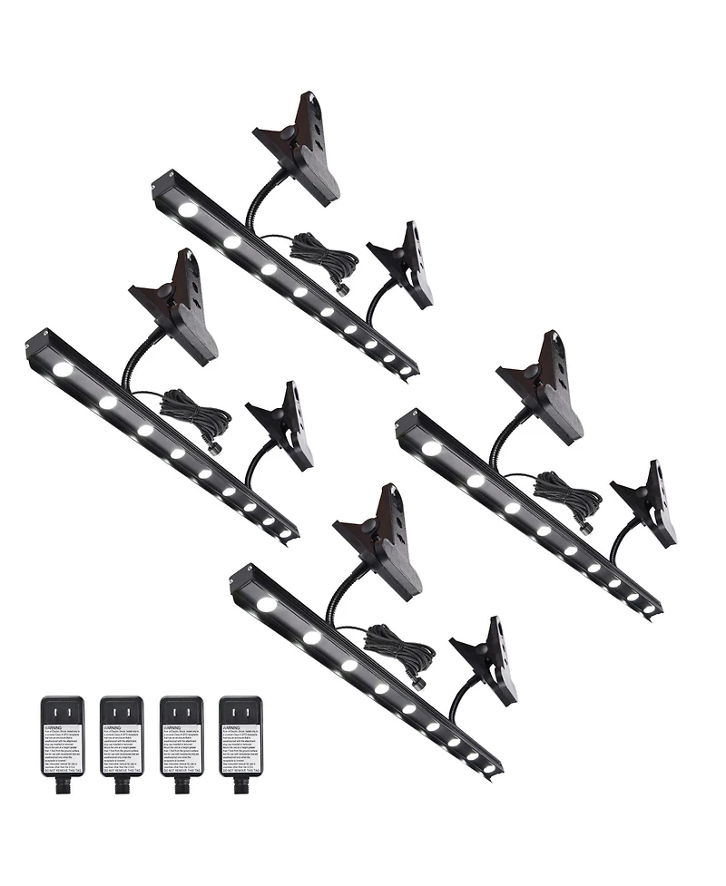 Instahibit Adjustable Led Light for Retractable Banner Stand Trade Show 4 Packs