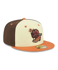 New Era Men's Brown El Paso Chihuahuas Theme Nights 59FIFTY Fitted Hat