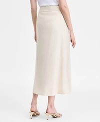 I.n.c. International Concepts Women's Linen-Blend Maxi Skirt, Exclusively at Macy's