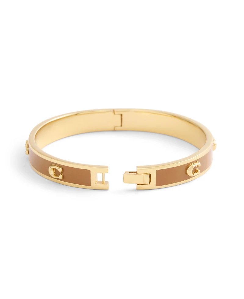 Coach Signature C Enamel Bangle Bracelet