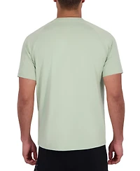 Spyder Men's Short Sleeve Waffle-Knit Crewneck Swim Shirt