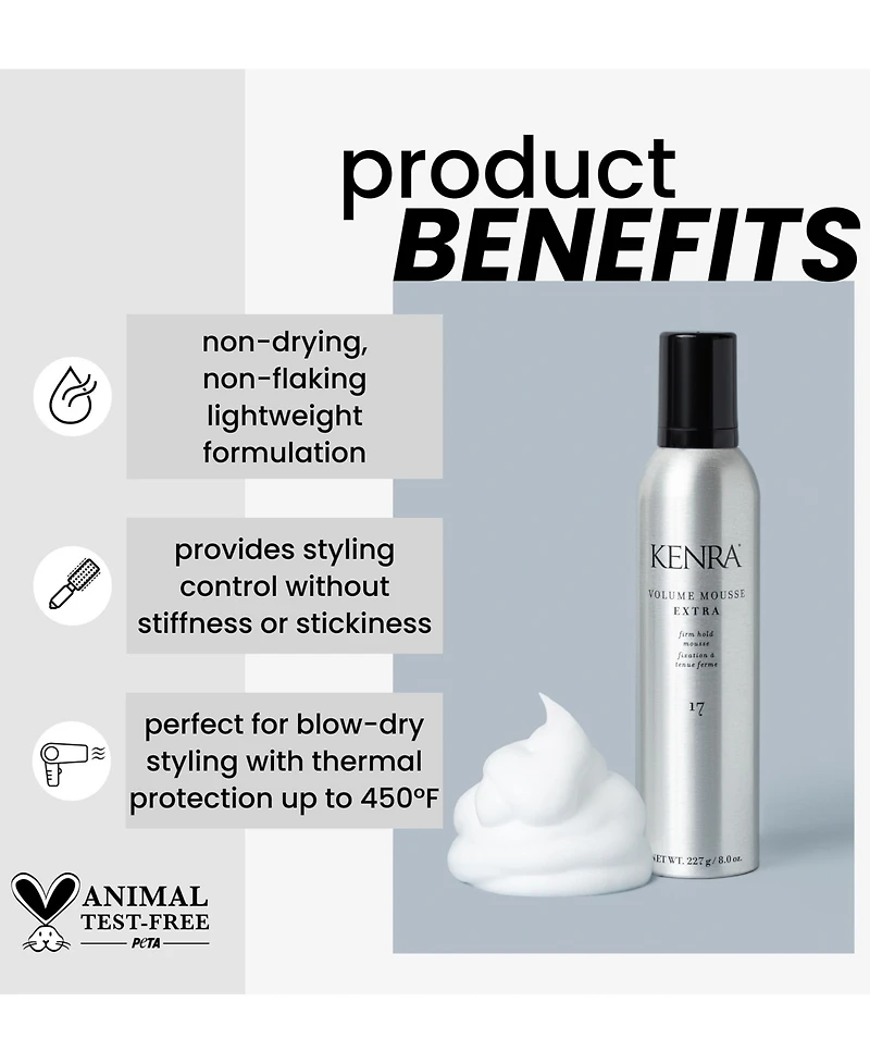 Kenra Professional Volume Mousse Extra, 8-oz.