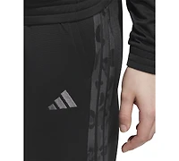 adidas Women's Animal-Print 3-Stripes Tricot Pants