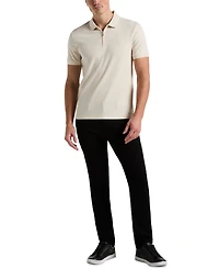 Perry Ellis Men's Slim-Fit Ribbed-Knit 1/4-Zip Polo Shirt